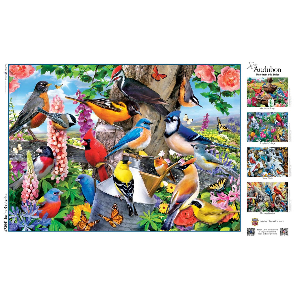 Audubon - Spring Gathering 1000 Piece Jigsaw Puzzle - Out of Play