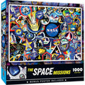 The Space Missions - 1000 Piece Jigsaw Puzzle - Out of Play