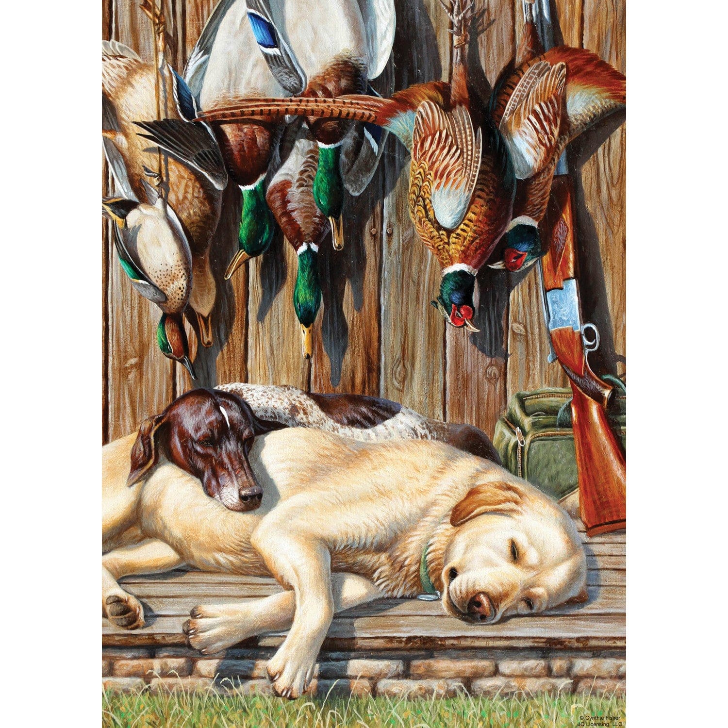 Realtree - All Tuckered Out 1000 Piece Jigsaw Puzzle - Out of Play