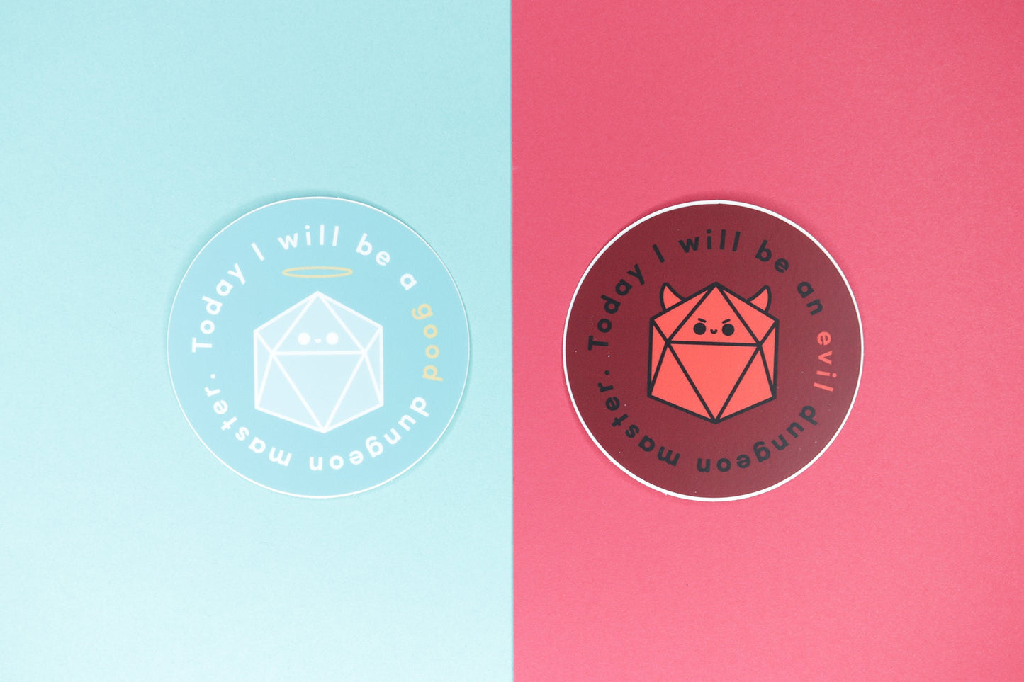 Good and Evil DM Sticker