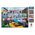 Drive-Ins, Diners & Dives - Rock & Rolla Diner 550 Piece Jigsaw Puzzle - Out of Play