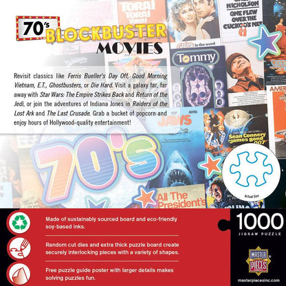70's Blockbusters 1000 Piece Jigsaw Puzzle - Out of Play
