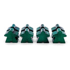 8 Pack of Green Enamel Meeples by Norse Foundry - Out of Play