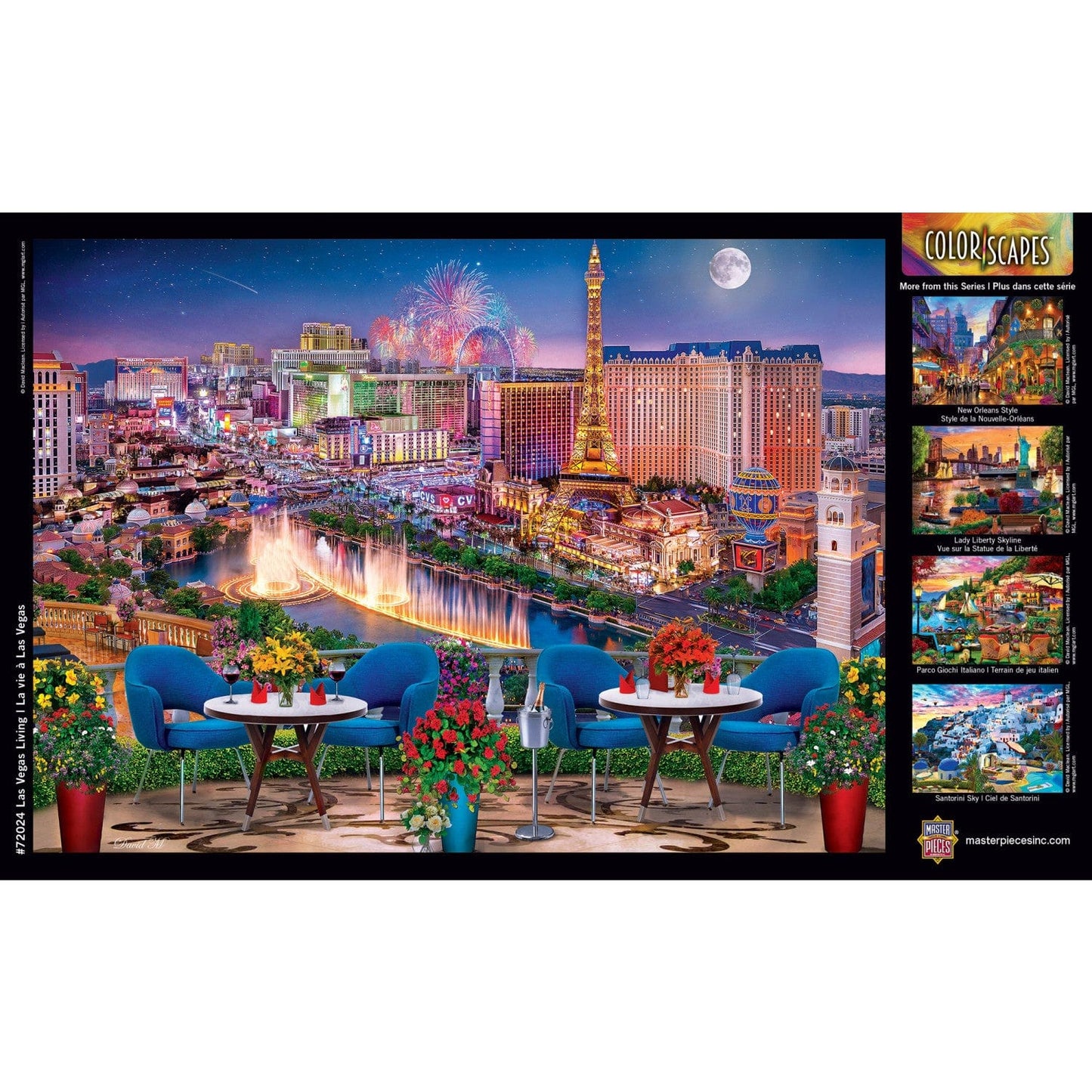 Colorscapes - Las Vegas Living 1000 Piece Jigsaw Puzzle - Out of Play