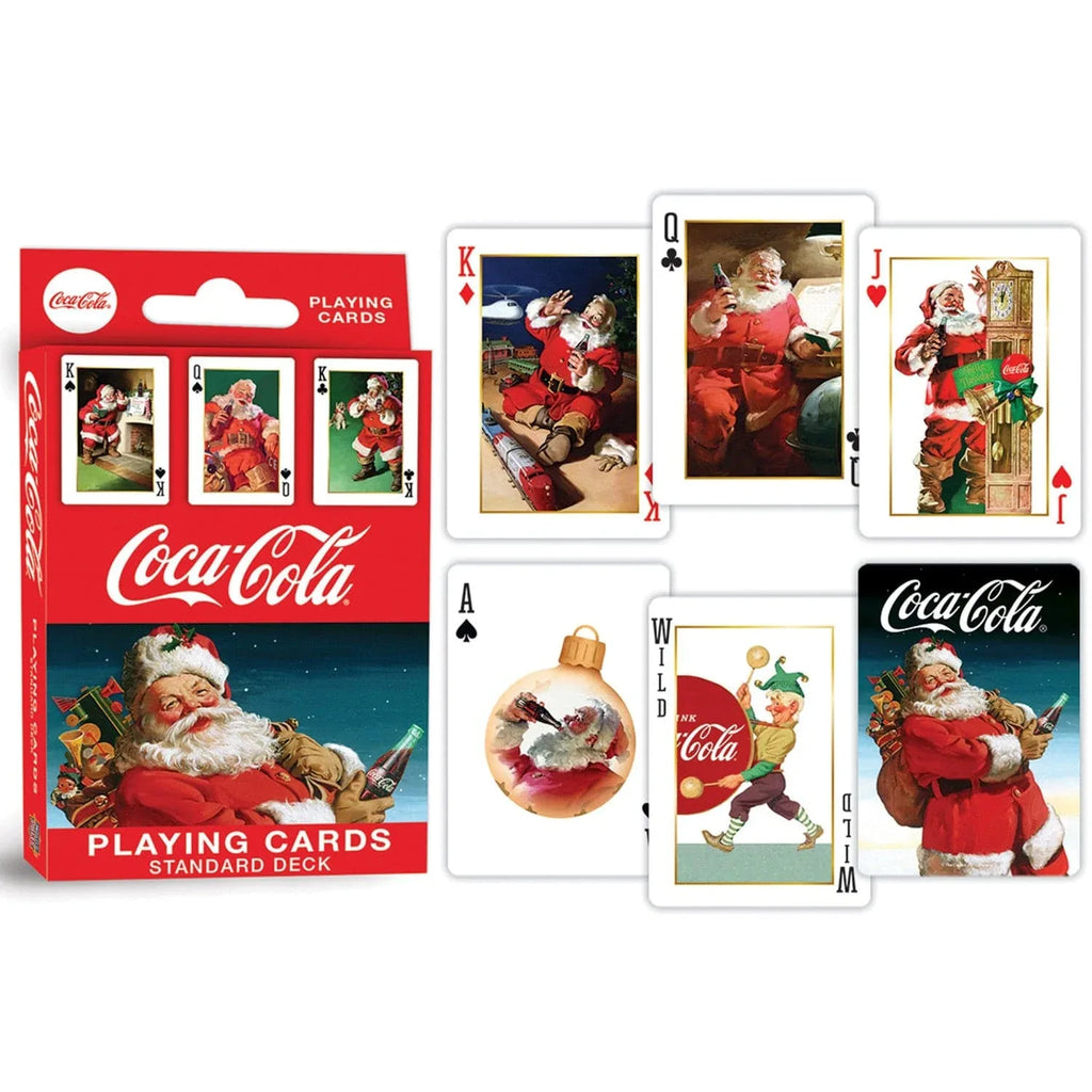 Coca-Cola Vintage Santa Playing Cards - 54 Card Deck - Out of Play