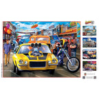 Cruisin' Route 66 - Main Street Muscle 1000 Piece Jigsaw Puzzle - Out of Play