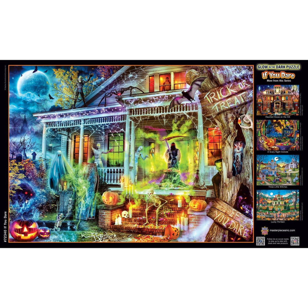 Glow in the Dark - If You Dare 1000 Piece Jigsaw Puzzle - Out of Play