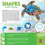 Shapes - Turtle Sailing 1000 Piece Shaped Jigsaw Puzzle - Out of Play