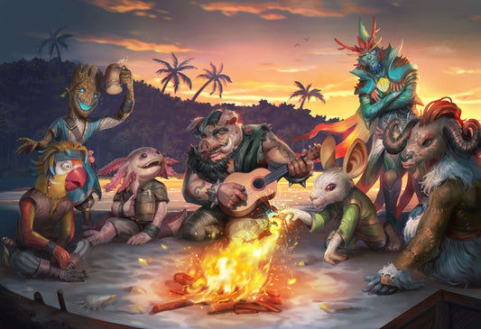 World of Battlezoo: Indigo Isles Hardcover & PDF Roll For Combat