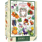 Farmer's Almanac - Fruits, Vegetables, & Herbs 1000 Piece Jigsaw Puzzle - Out of Play