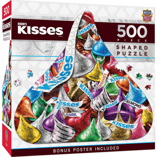 Hershey's Kisses - 500 Piece Shaped Jigsaw Puzzle MasterPieces Puzzle Company INC