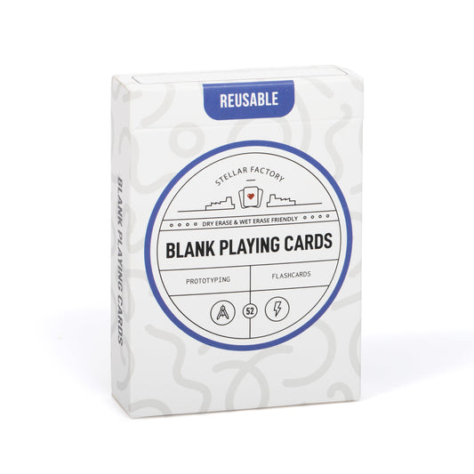 Reusable Blank Playing Cards Stellar Factory