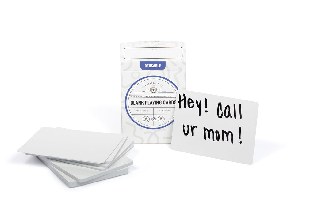 Reusable Blank Playing Cards - Out of Play