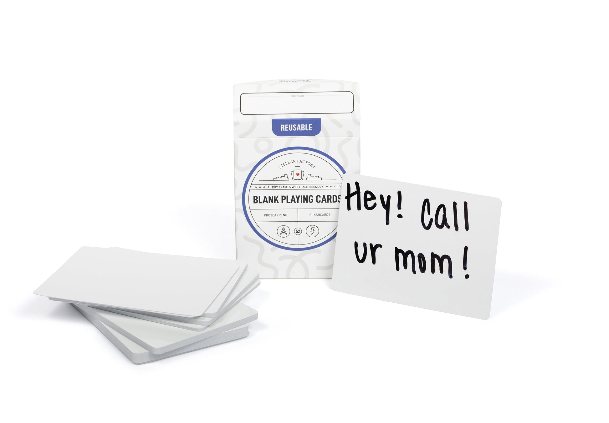 Reusable Blank Playing Cards Stellar Factory