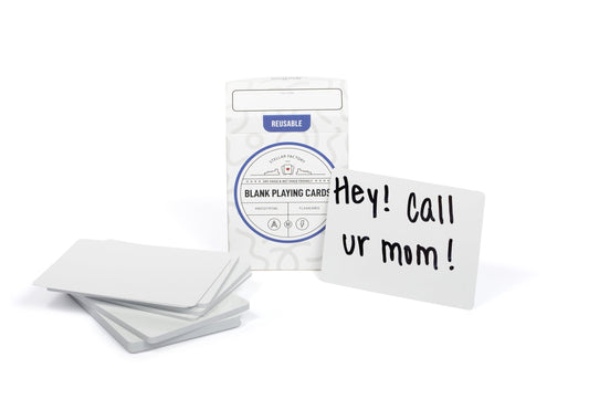 Reusable Blank Playing Cards Stellar Factory
