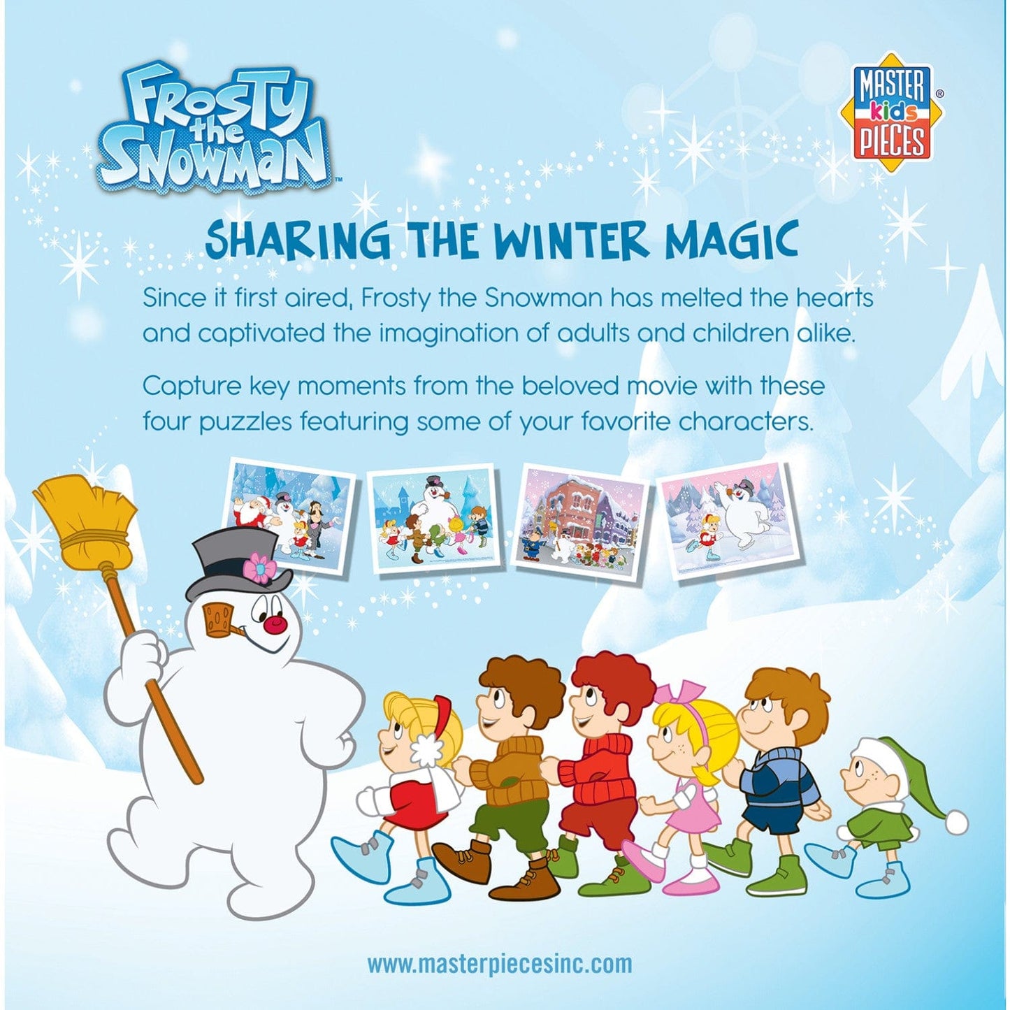 Frosty the Snowman 4-Pack 100 Piece Jigsaw Puzzles MasterPieces Puzzle Company INC