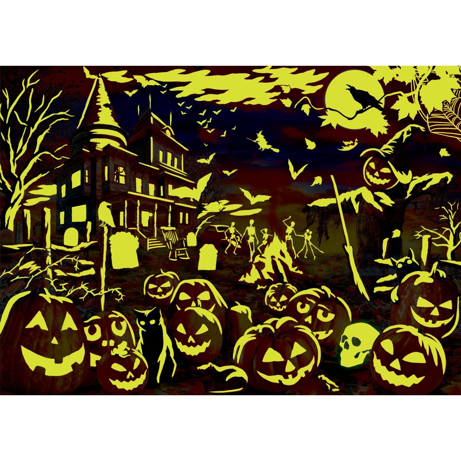 Glow in the Dark - All Hallow's Eve 500 Piece Jigsaw Puzzle - Out of Play