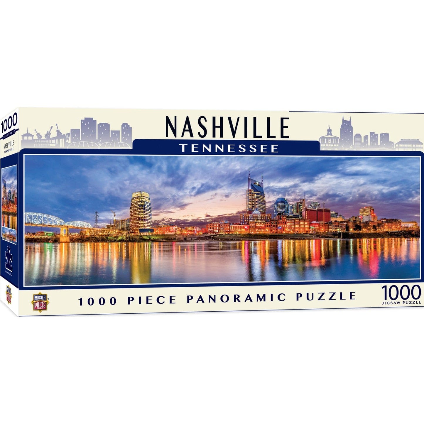 Nashville, Tennessee 1000 Piece Panoramic Jigsaw Puzzle MasterPieces Puzzle Company INC
