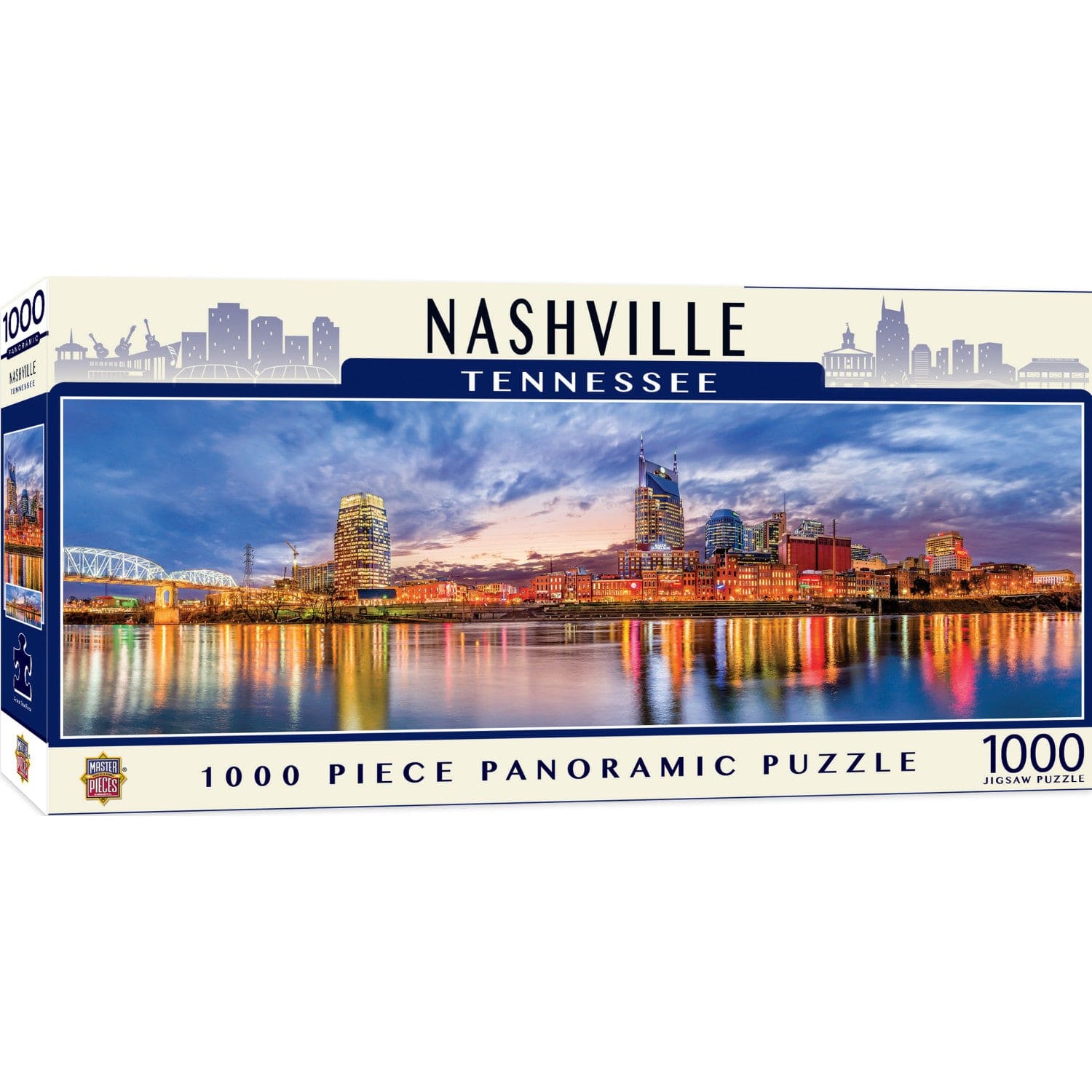 Nashville, Tennessee 1000 Piece Panoramic Jigsaw Puzzle MasterPieces Puzzle Company INC
