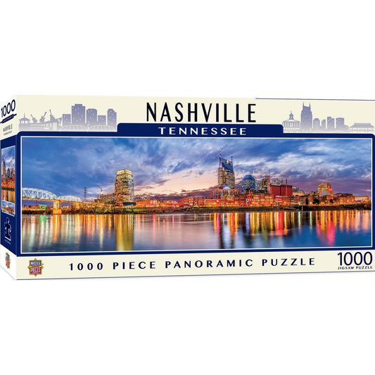 Nashville, Tennessee 1000 Piece Panoramic Jigsaw Puzzle MasterPieces Puzzle Company INC