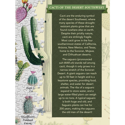 Cacti of the Desert Southwest 1000 Piece Jigsaw Puzzle - Out of Play