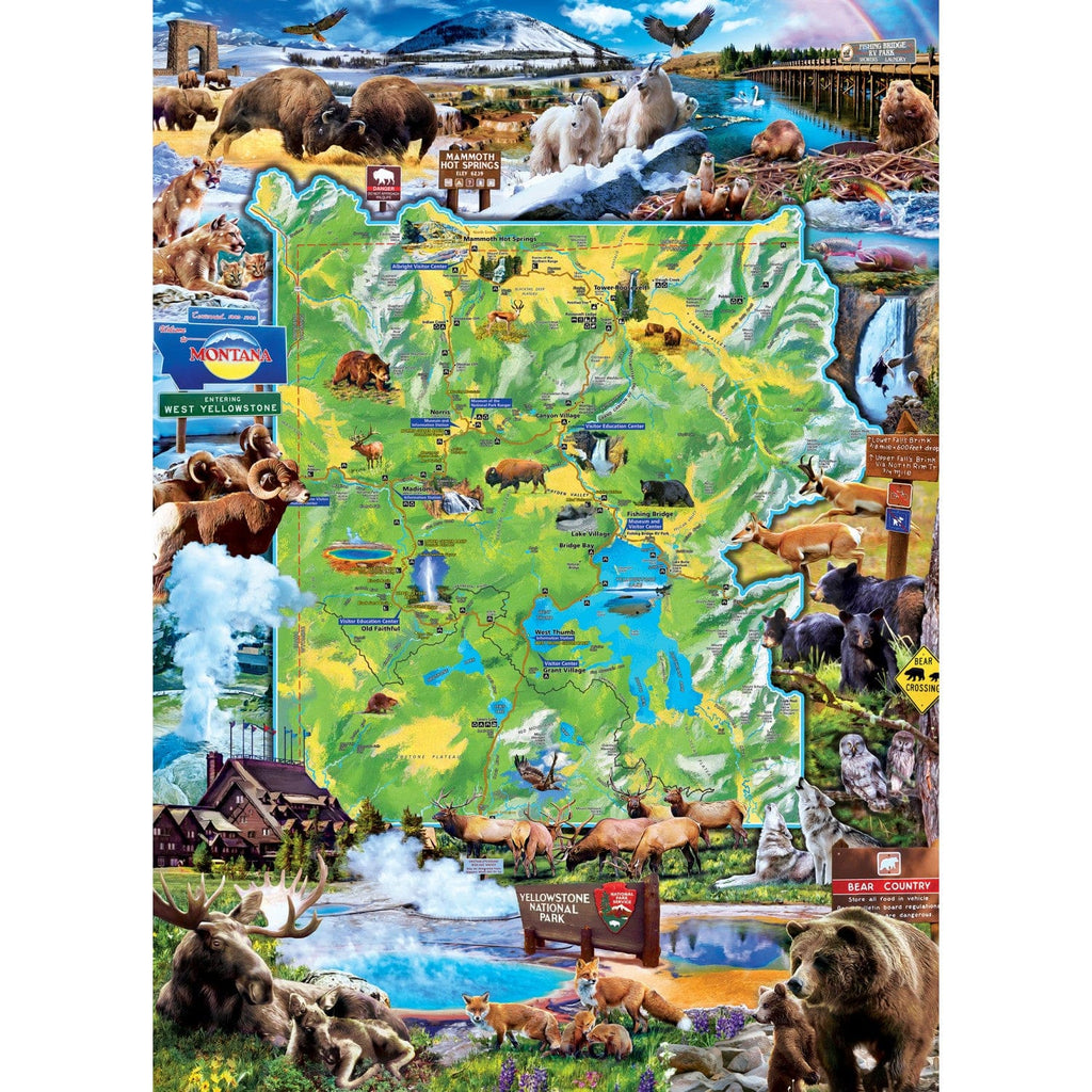 Yellowstone National Park 1000 Piece Jigsaw Puzzle - Out of Play