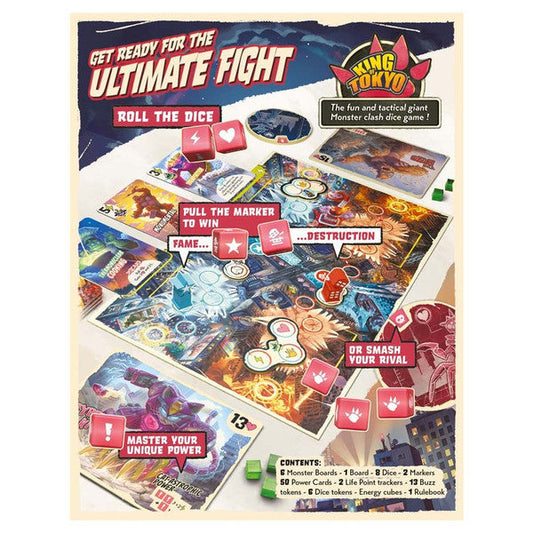 King Of Tokyo Duel - Board Game PunkOuter Games