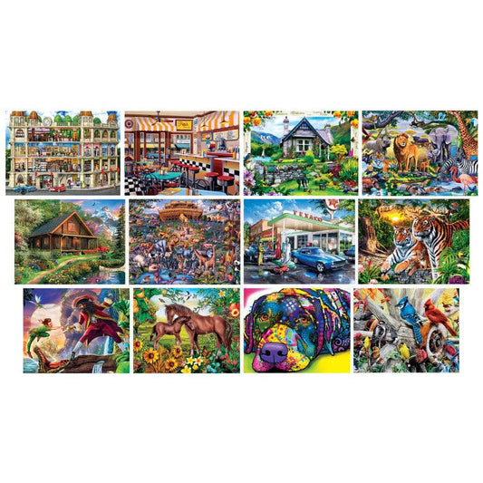Artist Gallery Jigsaw Puzzle Collection - 12 Pack MasterPieces Puzzle Company INC