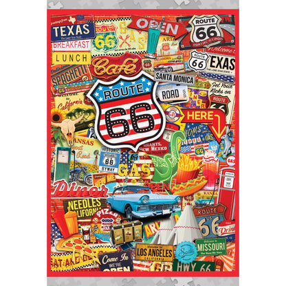 World's Smallest - Route 66 1000 Piece Jigsaw Puzzle MasterPieces Puzzle Company INC