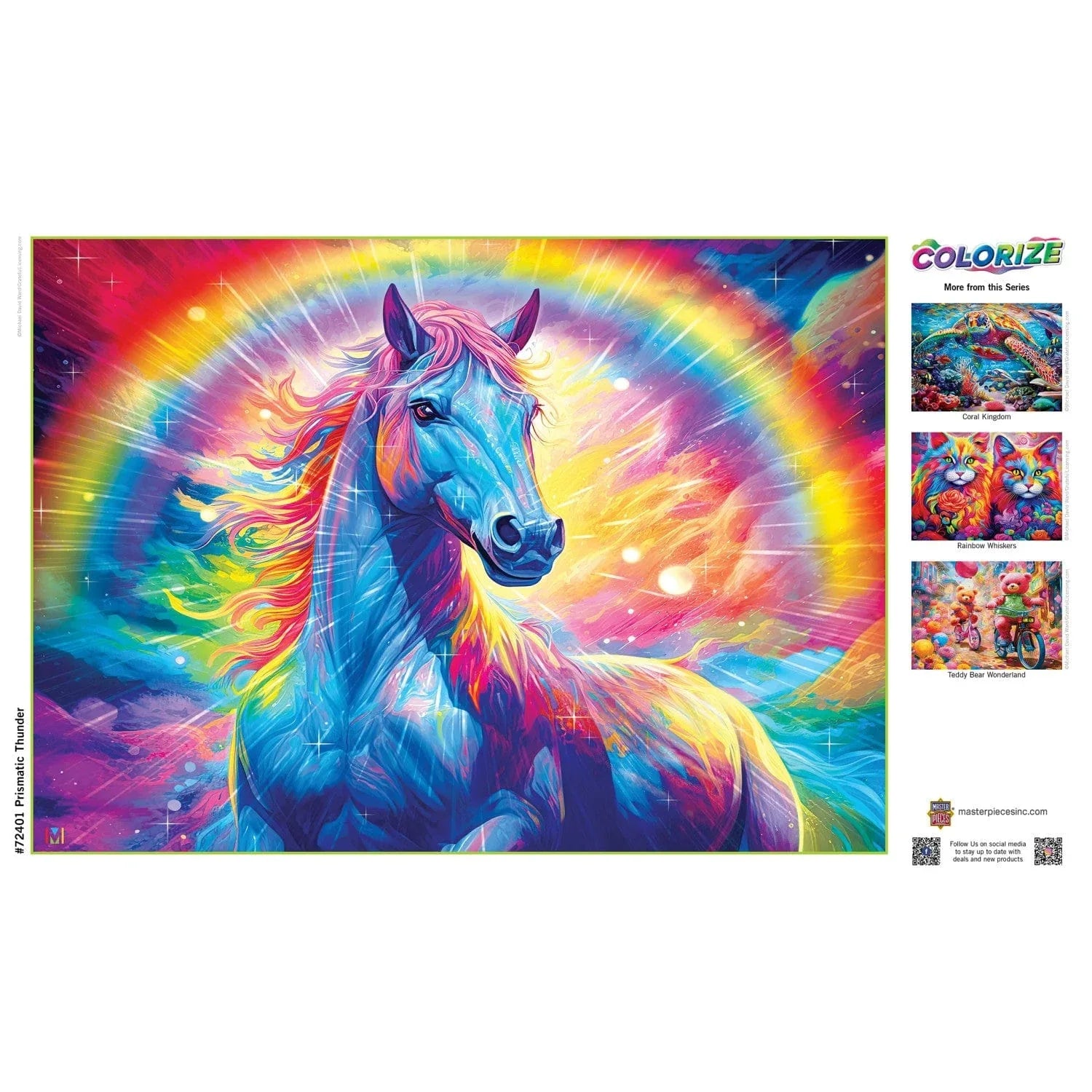 Colorize - Prismatic Thunder 1000 Piece Jigsaw Puzzle - Out of Play