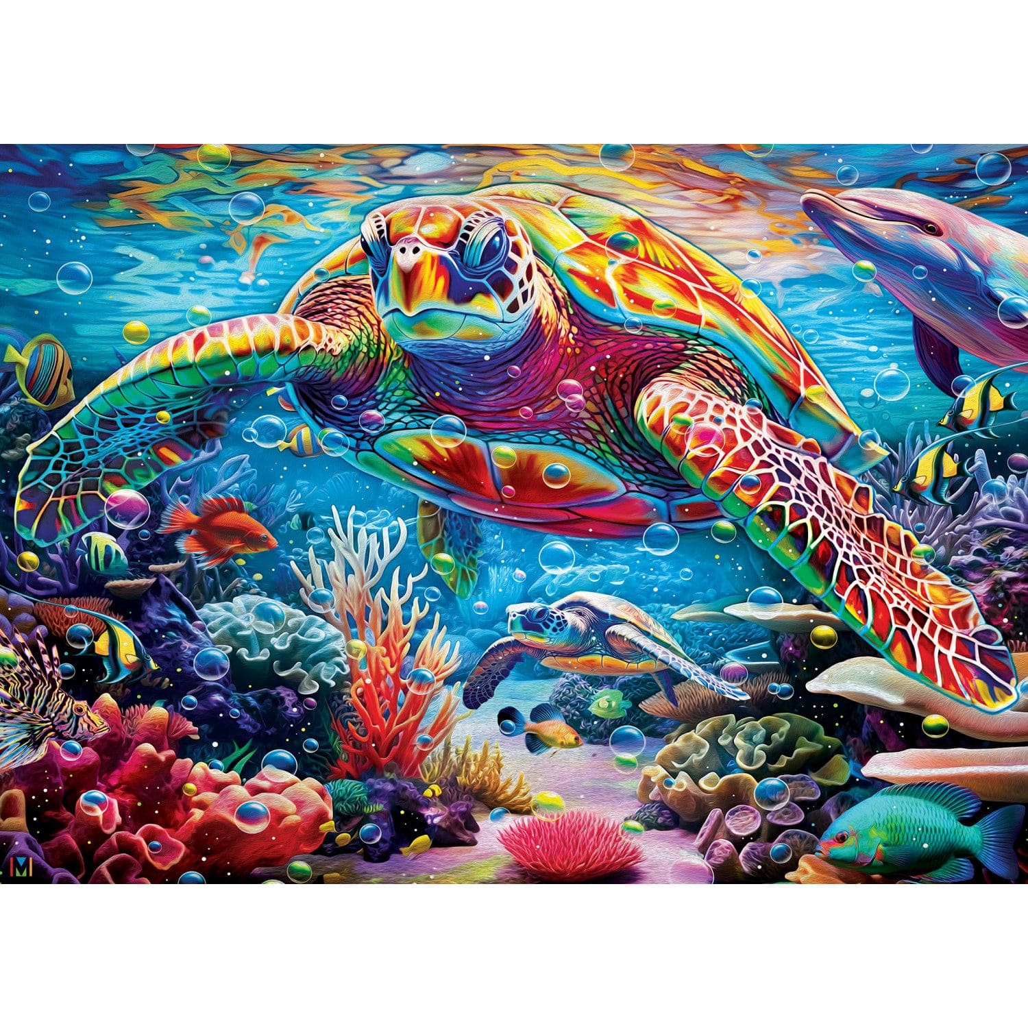 Colorize - Coral Kingdom 1000 Piece Jigsaw Puzzle - Out of Play