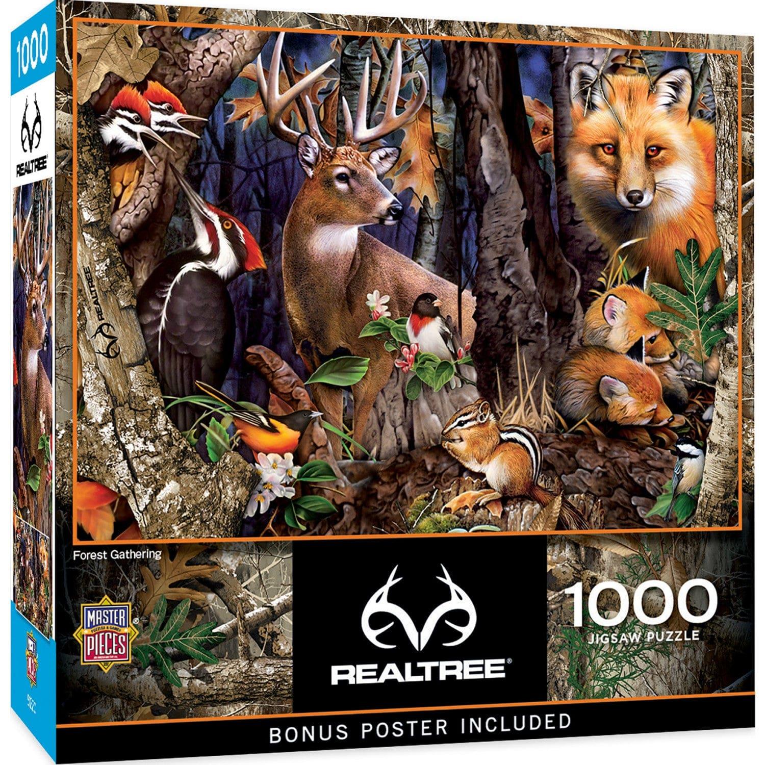 Realtree - Forest Gathering 1000 Piece Jigsaw Puzzle - Out of Play