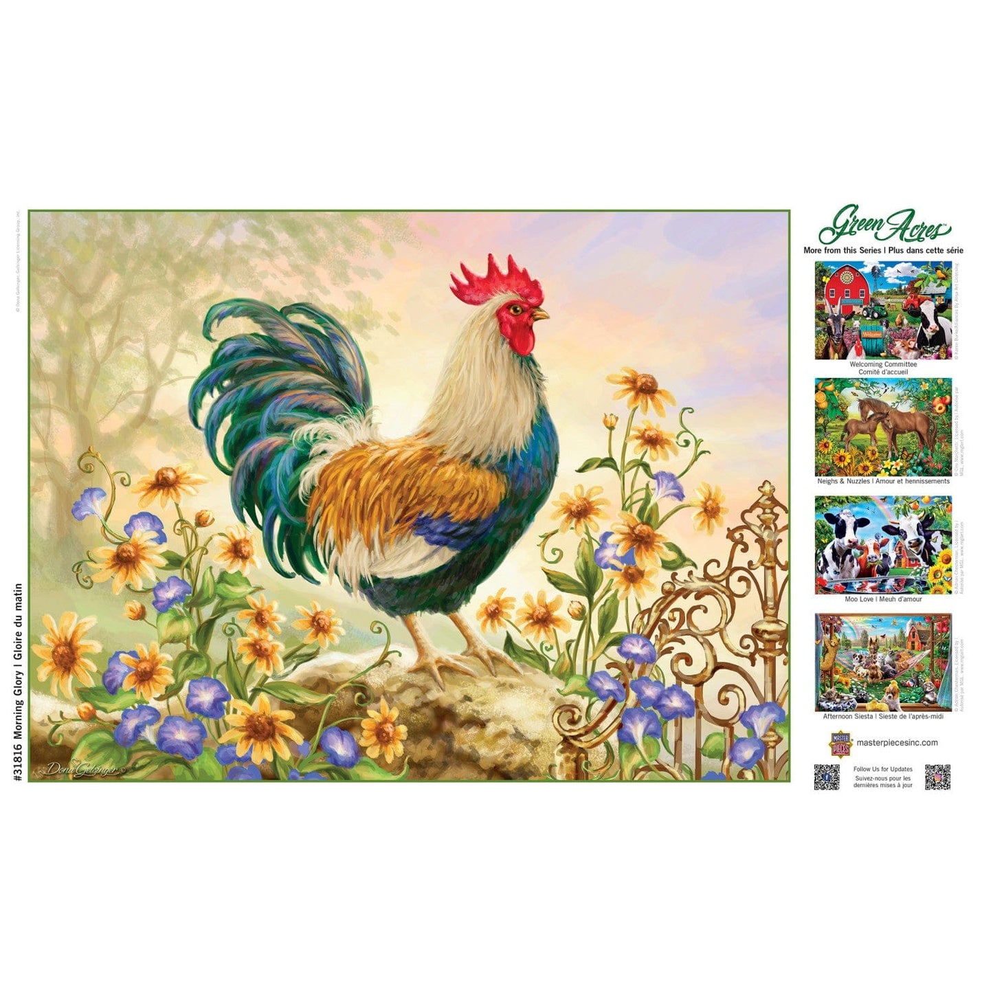 Green Acres - Morning Glory 300 Piece EZ Grip Jigsaw Puzzle MasterPieces Puzzle Company INC