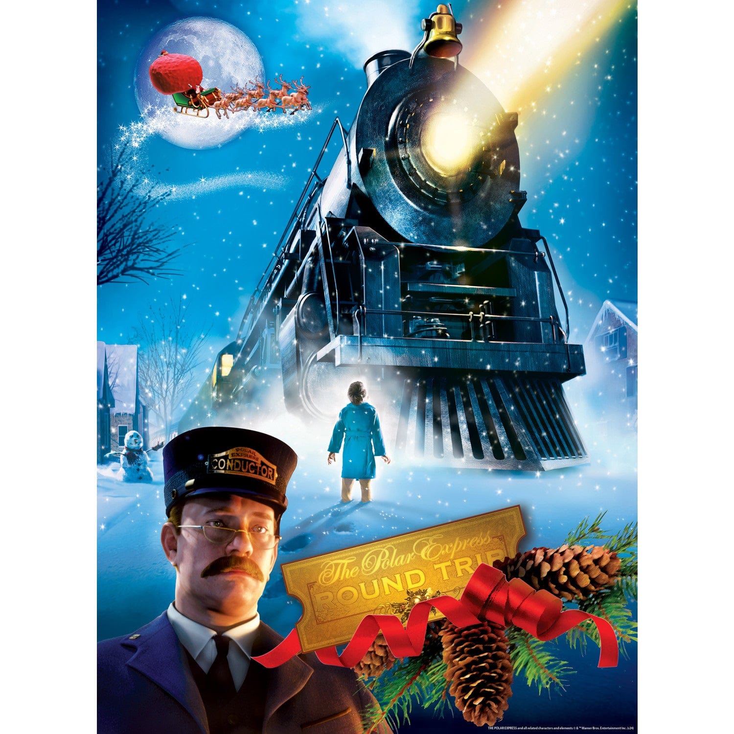 The Polar Express 3-pack 500 Piece Jigsaw Puzzle MasterPieces Puzzle Company INC