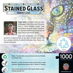 Stained Glass - Purrfect Glass 1000 Piece Jigsaw Puzzle