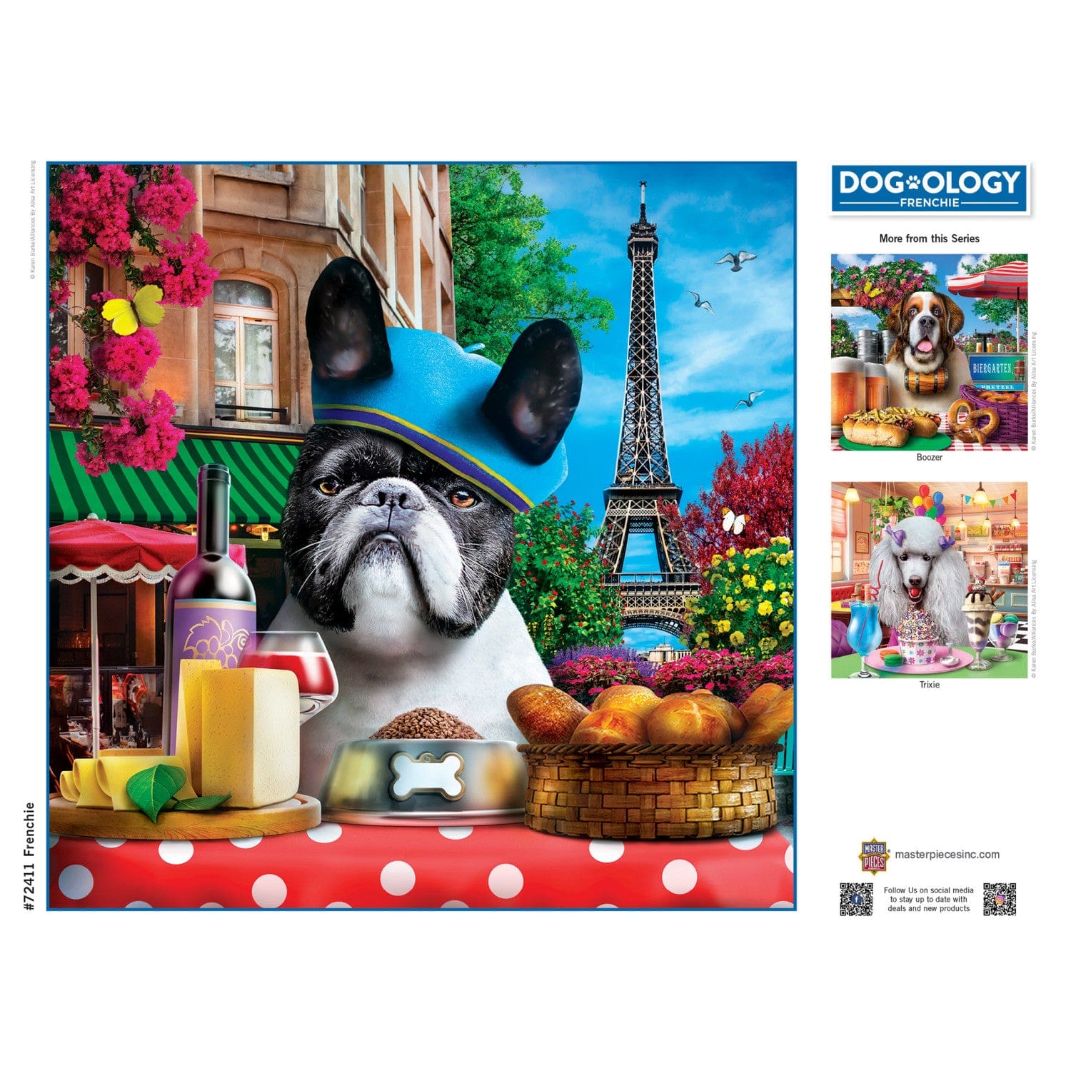 Dogology - Frenchie 1000 Piece Jigsaw Puzzle - Out of Play