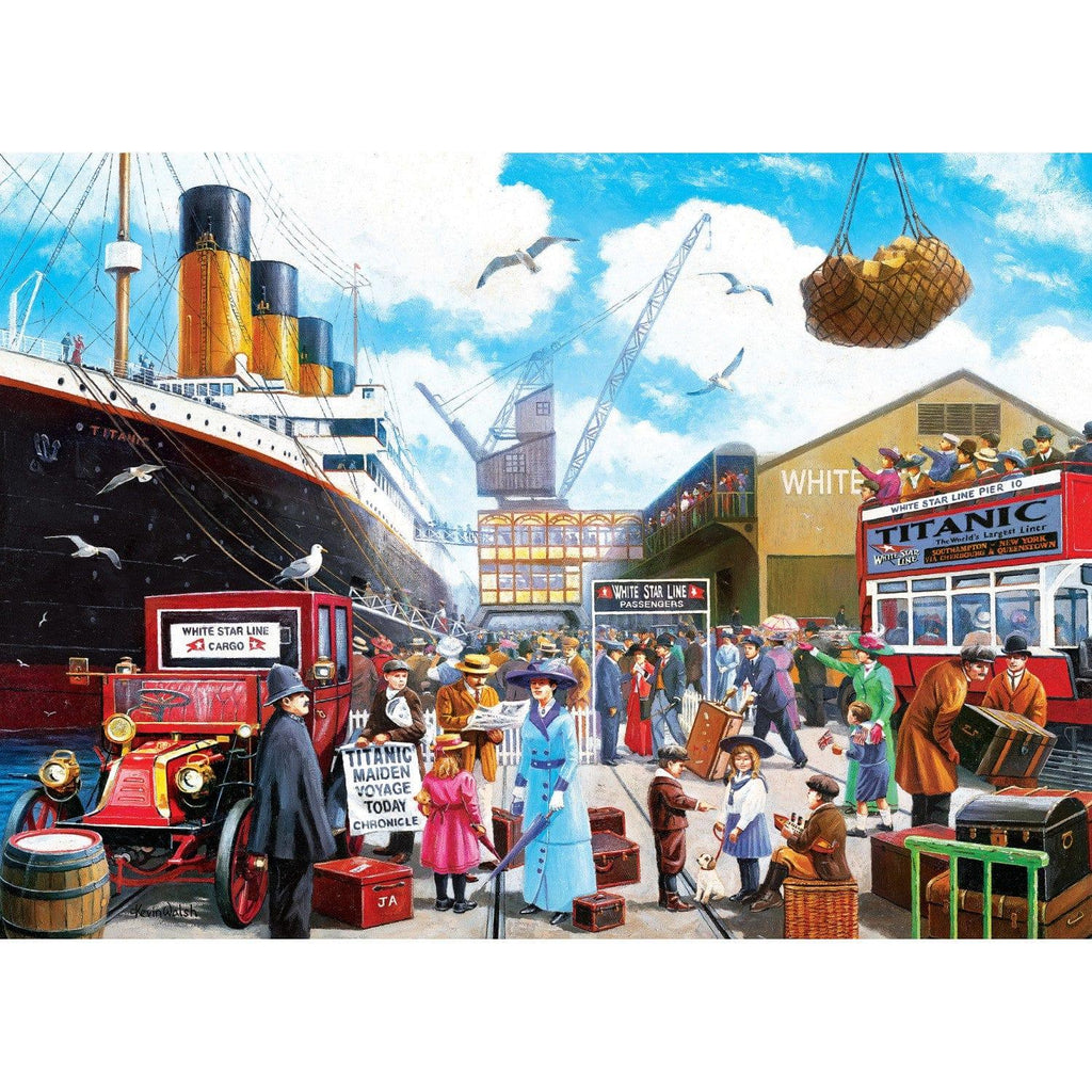 Titanic - Now Boarding 1000 Piece Jigsaw Puzzle - Out of Play