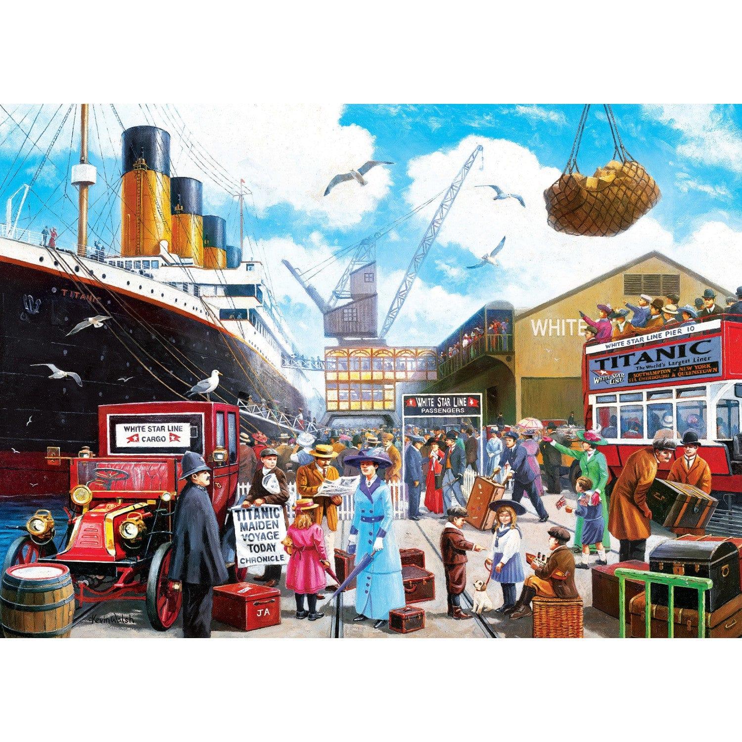 Titanic - Now Boarding 1000 Piece Jigsaw Puzzle - Out of Play