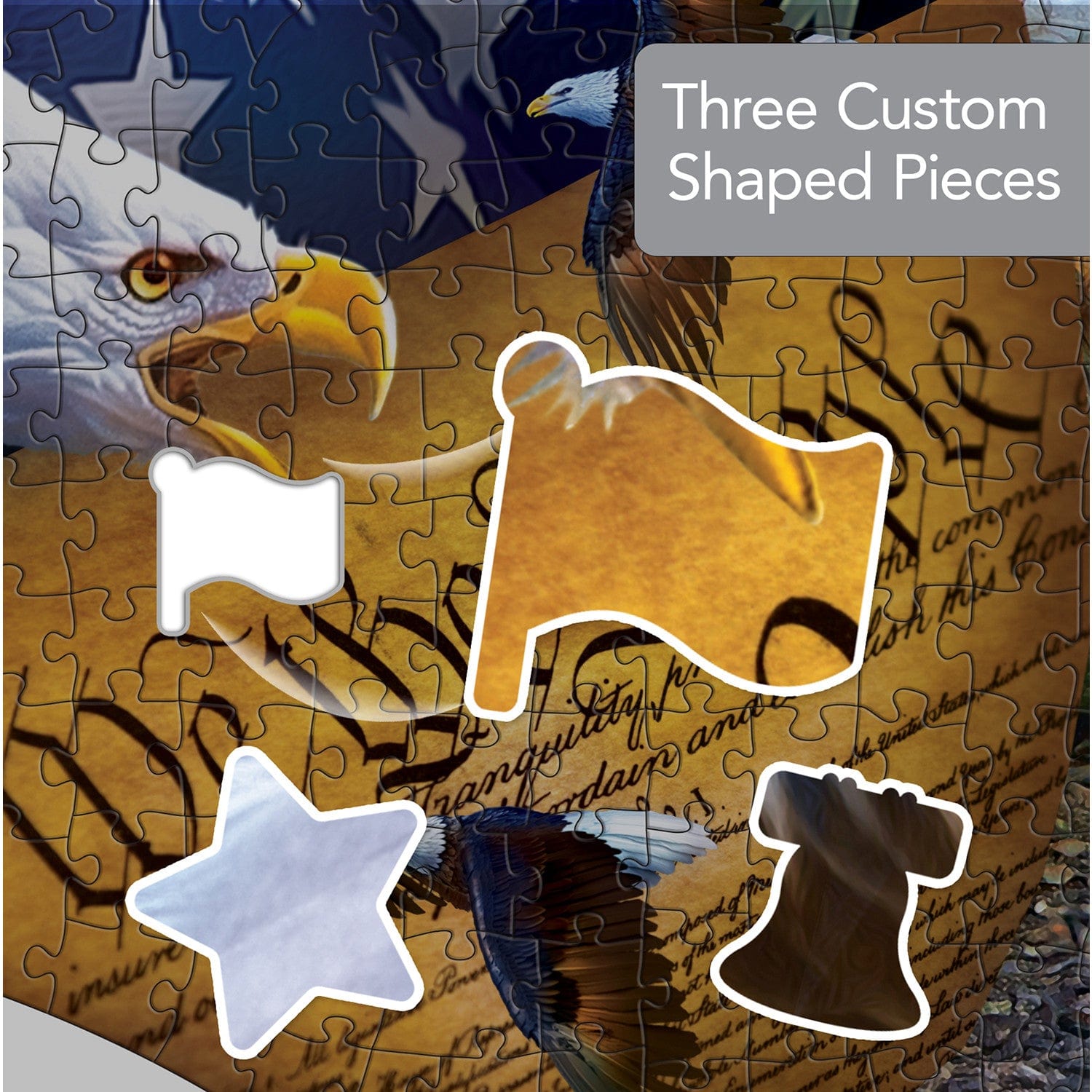 Shapes - Majestic Flight 1000 Piece Shaped Jigsaw Puzzle MasterPieces Puzzle Company INC
