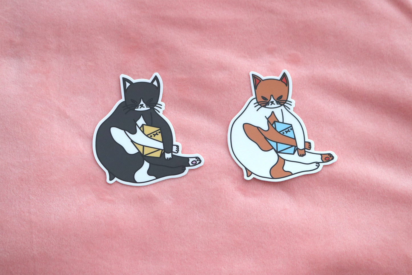 Japanese Bobtail D20 Dice Buddy Sticker