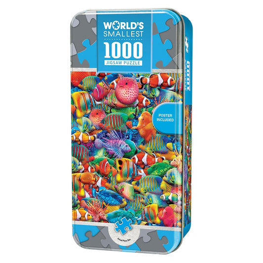 World's Smallest - Rainbow Flow 1000 Piece Jigsaw Puzzle - Out of Play