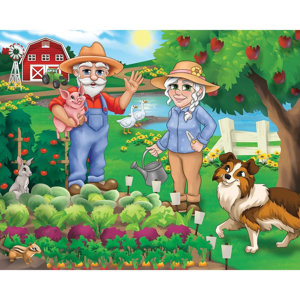 Old MacDonald's Farm 100 Piece Jigsaw Puzzles 4-Pack - Out of Play