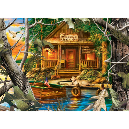 Realtree - Gone Fishing 1000 Piece Jigsaw Puzzle - Out of Play