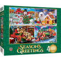 Season's Greetings - 500 Piece Jigsaw Puzzles 4-Pack - Out of Play