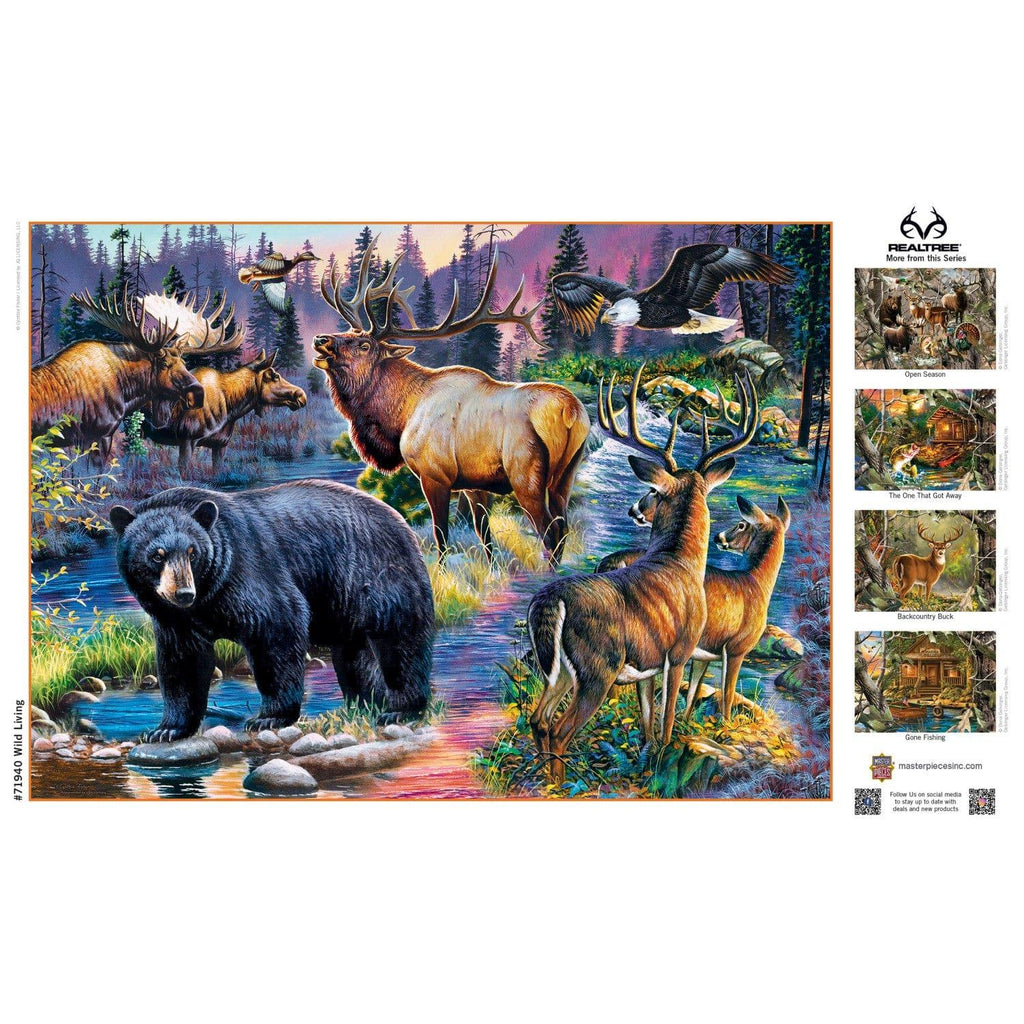 Realtree - Wild Living 1000 Piece Jigsaw Puzzle - Out of Play
