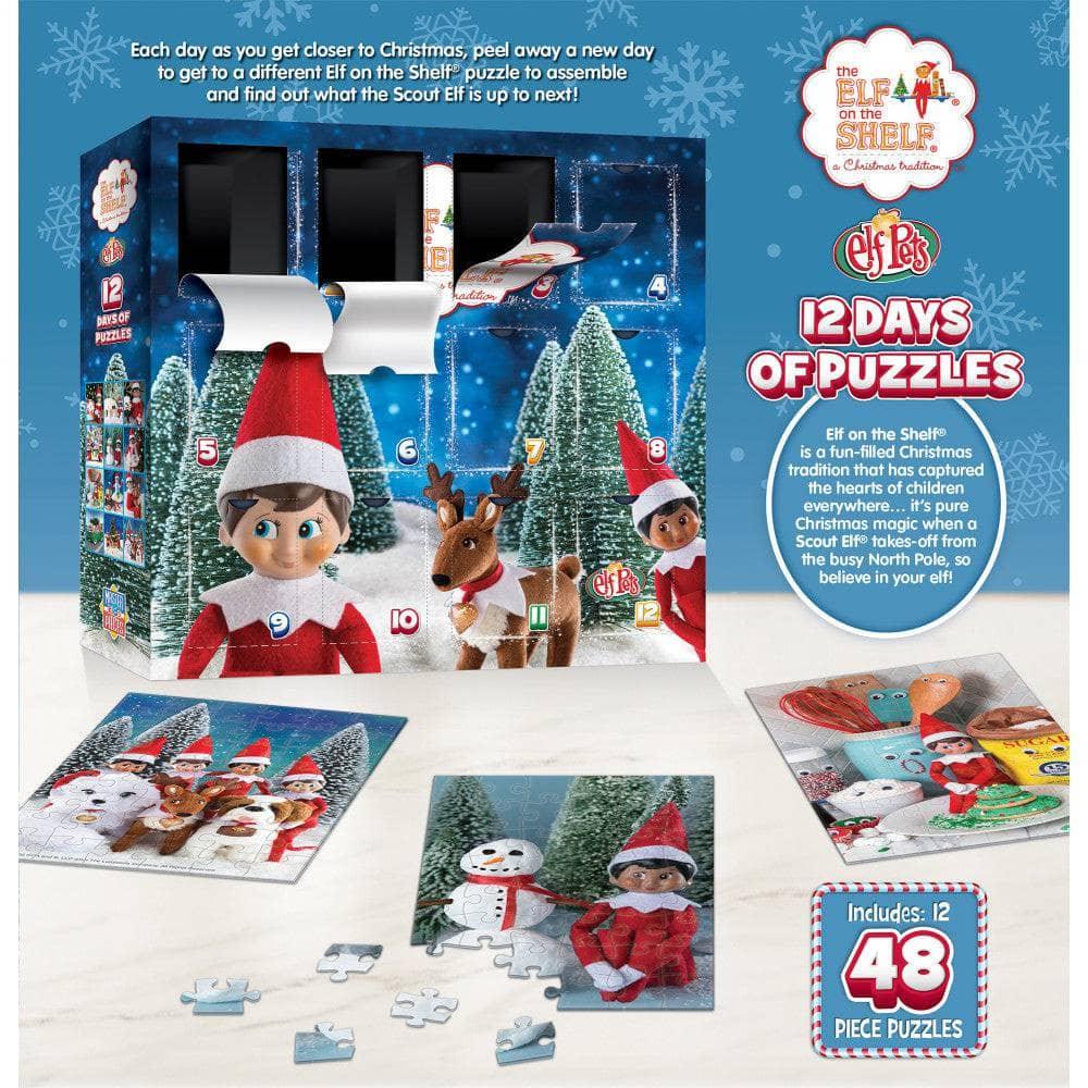 12 Days of Elf on the Shelf Jigsaw Puzzles - Advent Calendar - Out of Play