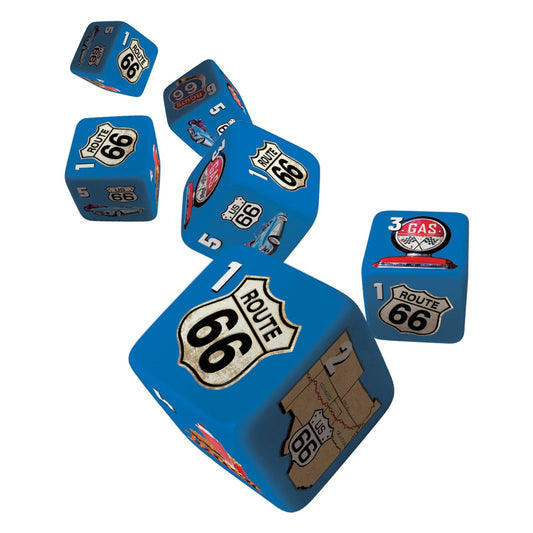 Route 66 - 6 Piece D6 Gaming Dice Set MasterPieces Puzzle Company INC