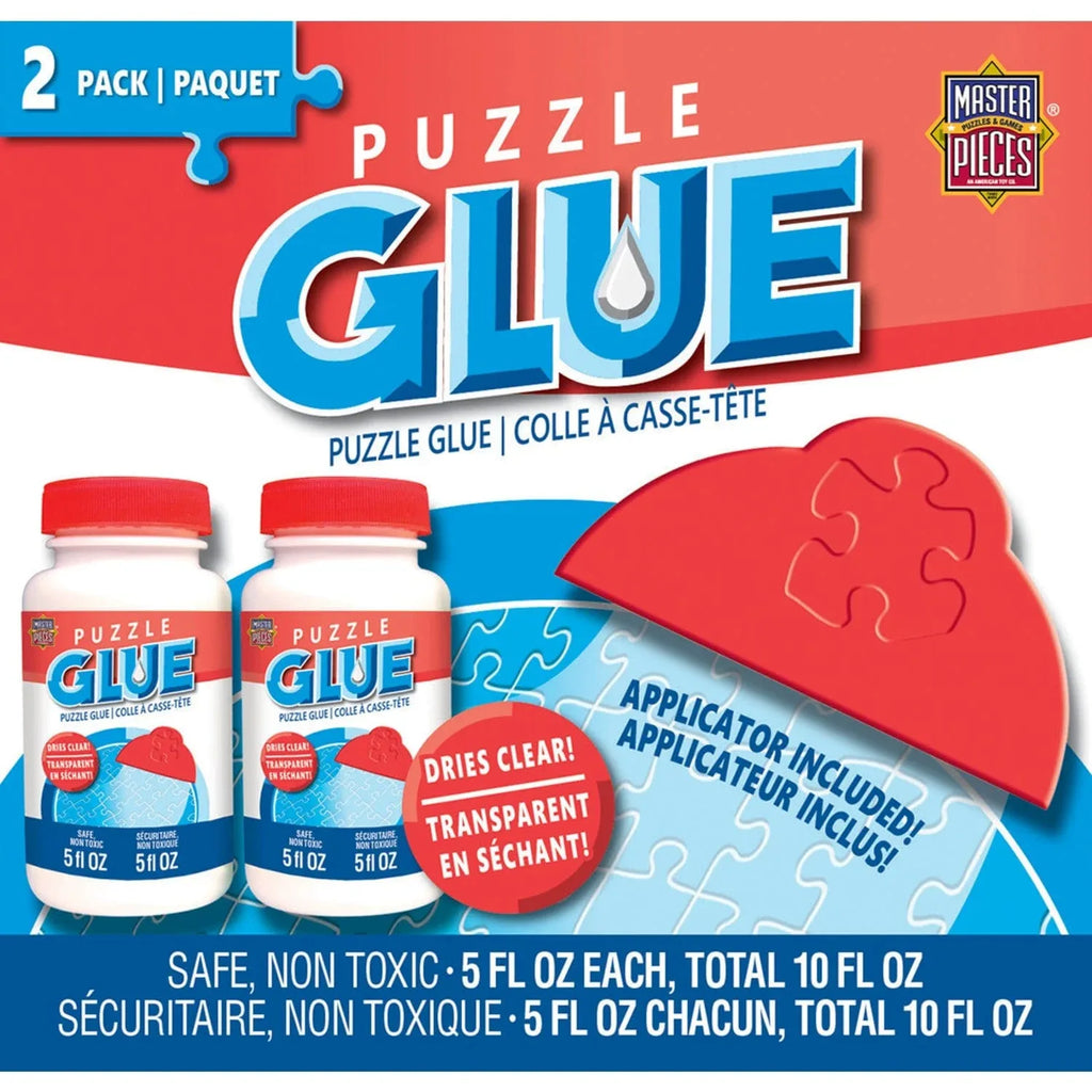 Jigsaw Puzzle Glue 2-Pack with Applicator - Out of Play