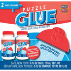 Jigsaw Puzzle Glue 2-Pack with Applicator - Out of Play