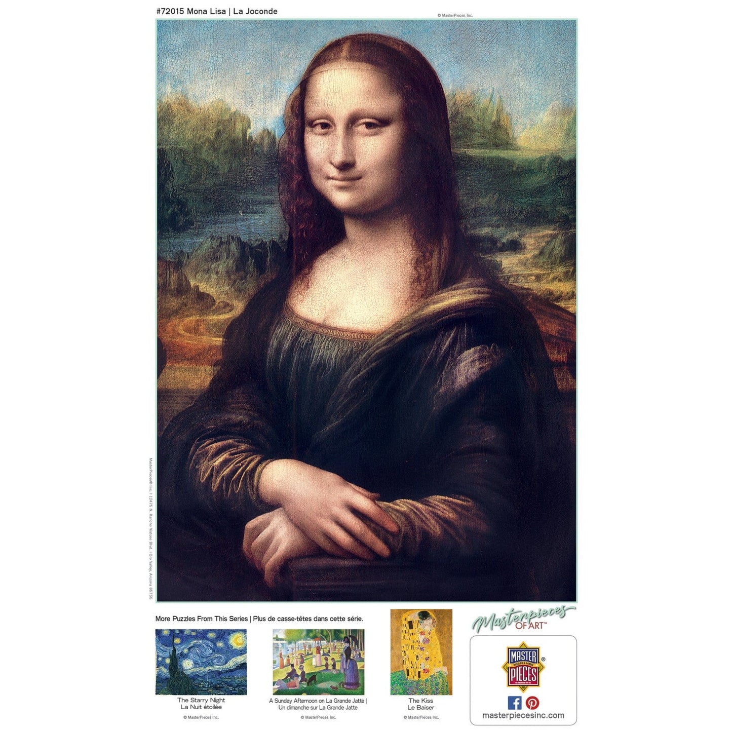 MasterPieces of Art - Mona Lisa 1000 Piece Jigsaw Puzzle - Out of Play